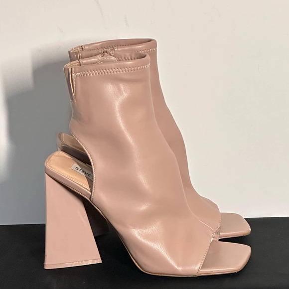 Steve Madden Shoes - Steve Madden Transfer Block Heel Square Toe Shooties Shoes